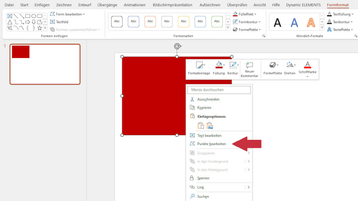 Eigene Formen in Powerpoint erstellen 2 Varianten