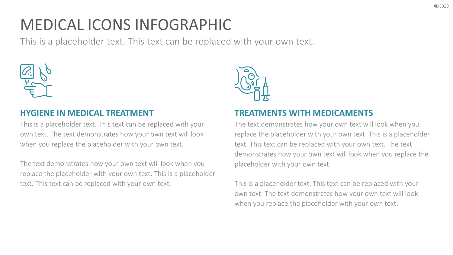 240 Line Icons – Medizin & Wissenschaft PowerPoint-Vorlage