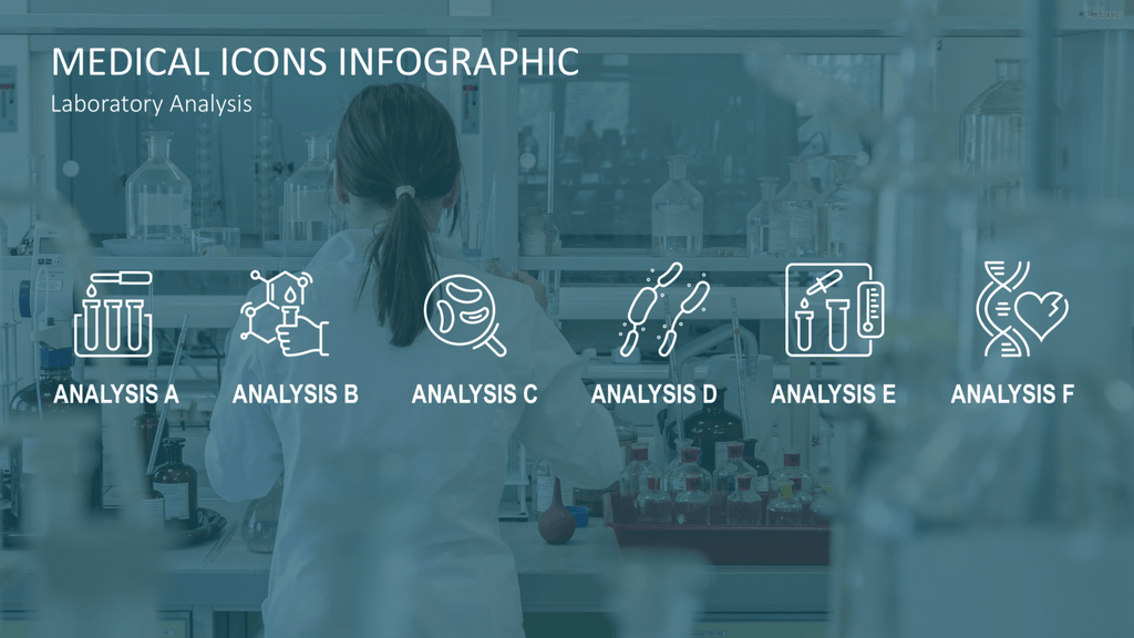 240 Line Icons – Medizin & Wissenschaft PowerPoint-Vorlage