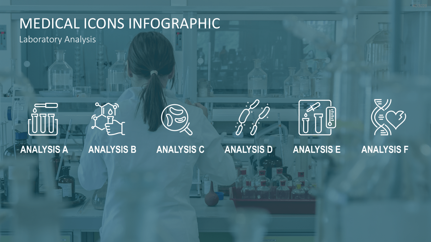 240 Line Icons – Medizin & Wissenschaft PowerPoint-Vorlage