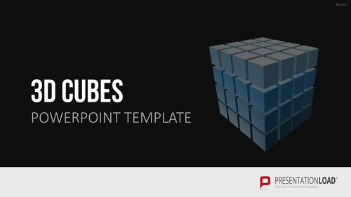 3D Würfel Bundle PowerPoint-Vorlage