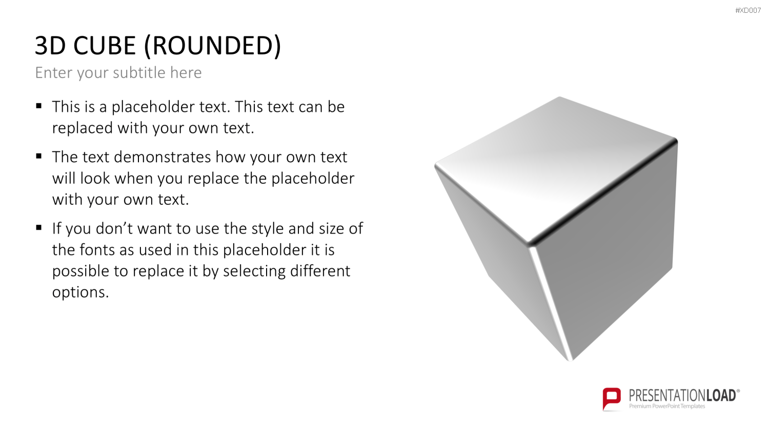 3D Würfel Bundle PowerPoint-Vorlage