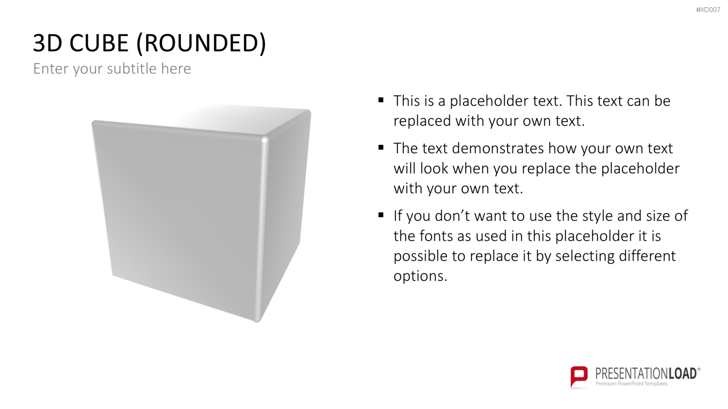 3D Würfel Bundle PowerPoint-Vorlage
