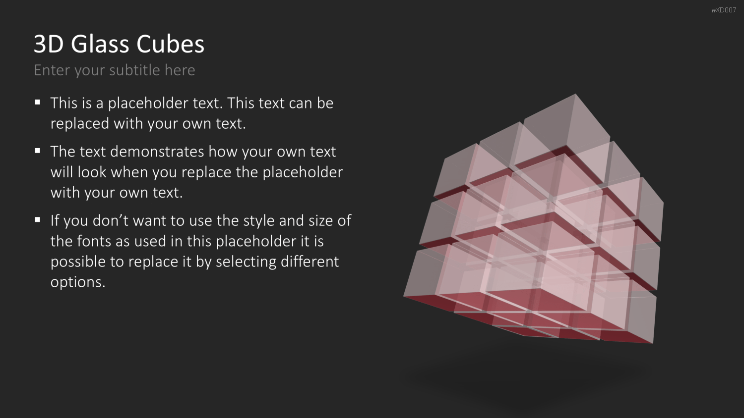 3D Würfel Bundle PowerPoint-Vorlage