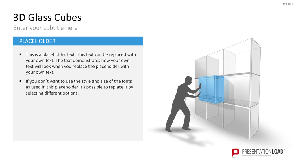 3D Würfel Bundle PowerPoint-Vorlage