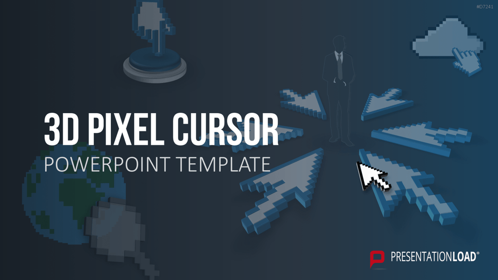 Cursors 3D PowerPoint-Vorlage