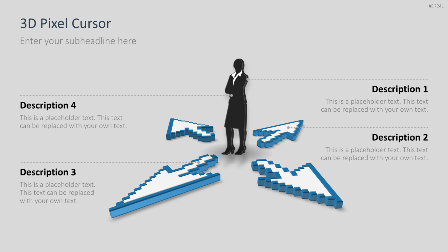 Cursors 3D PowerPoint-Vorlage