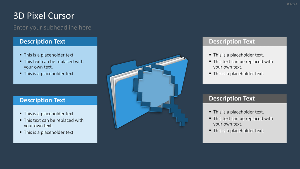 Cursors 3D PowerPoint-Vorlage