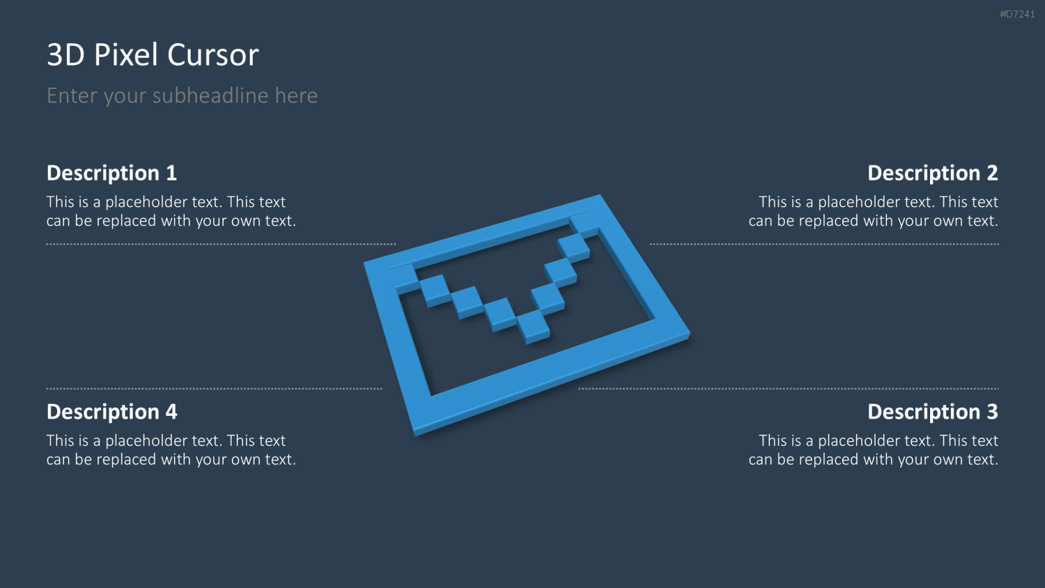 Cursors 3D PowerPoint-Vorlage