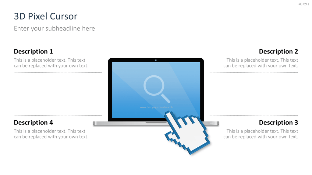 Cursors 3D PowerPoint-Vorlage