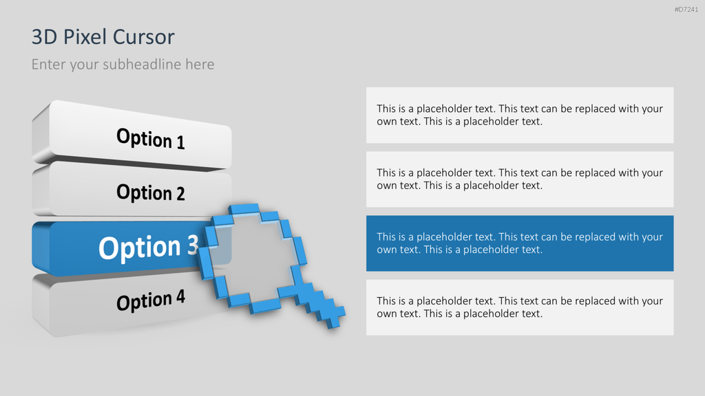 Cursors 3D PowerPoint-Vorlage