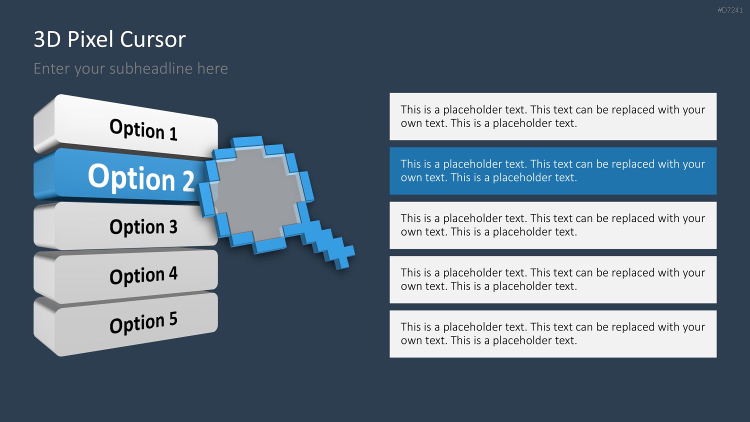 Cursors 3D PowerPoint-Vorlage