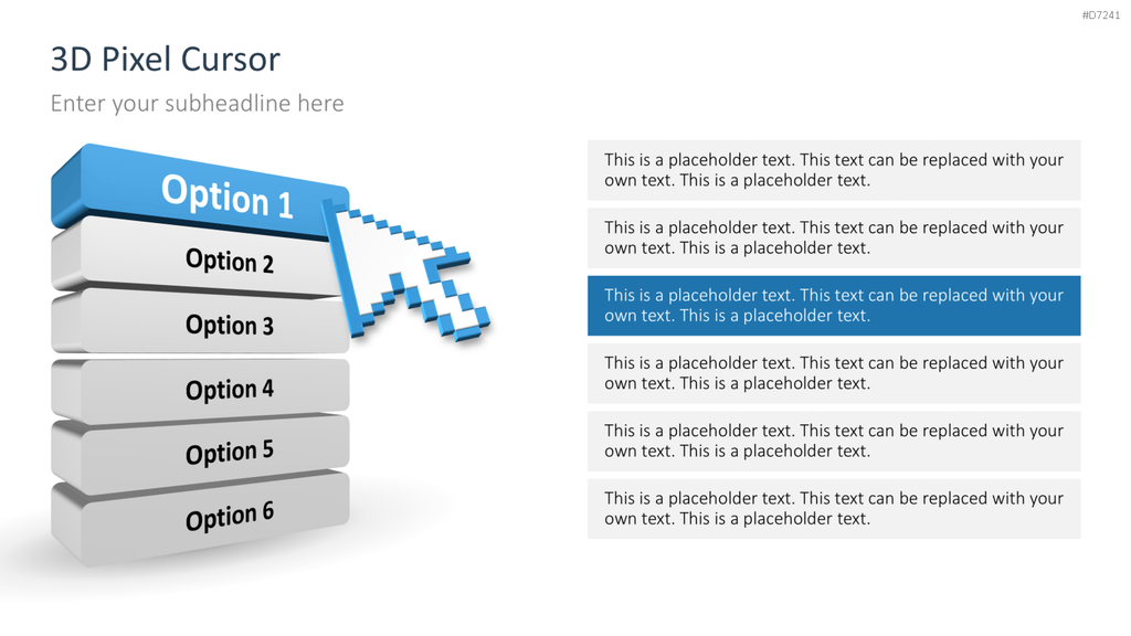 Cursors 3D PowerPoint-Vorlage
