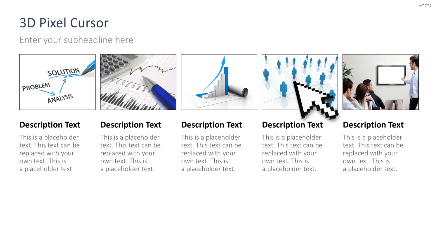 Cursors 3D PowerPoint-Vorlage