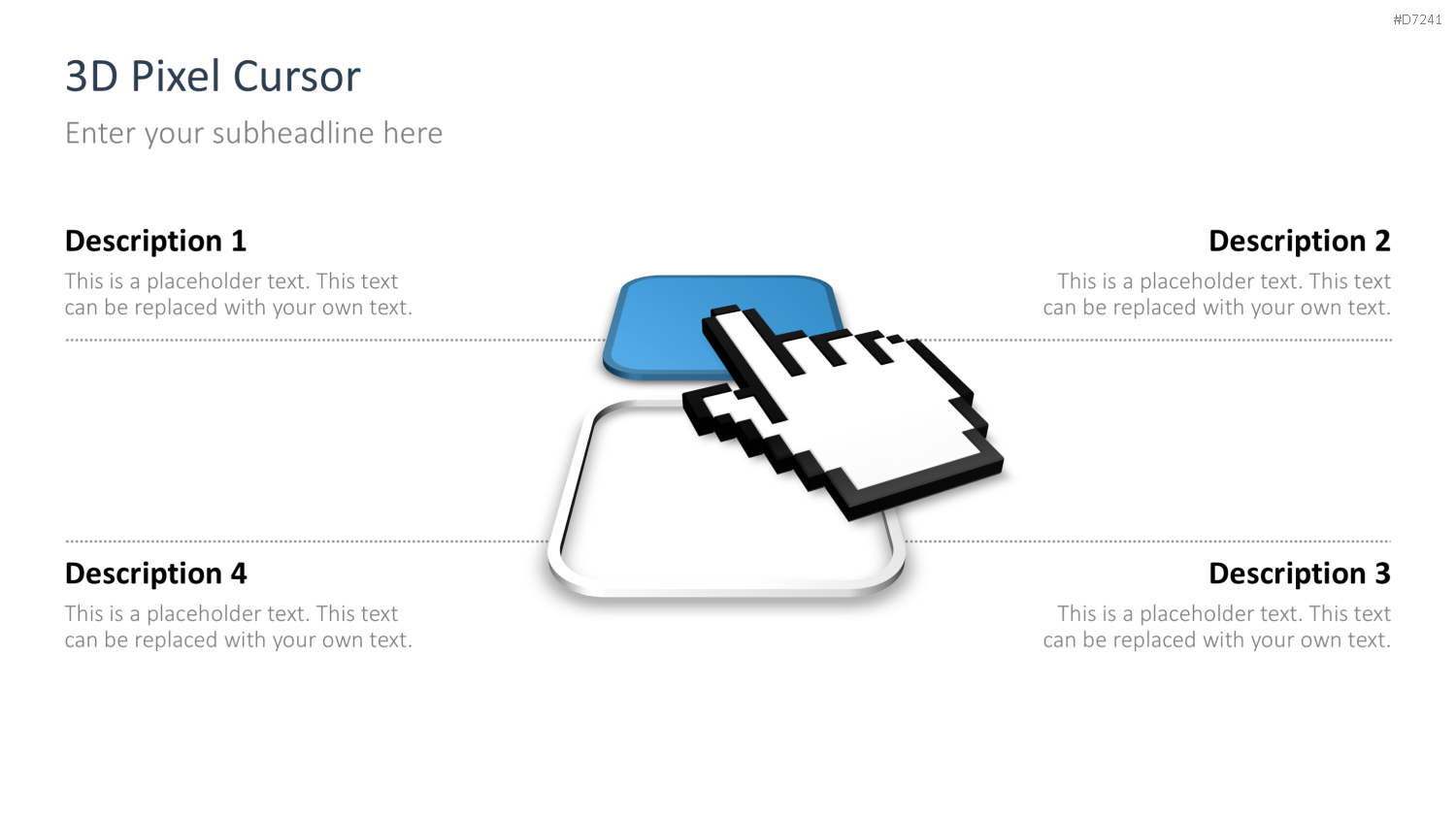 Cursors 3D PowerPoint-Vorlage