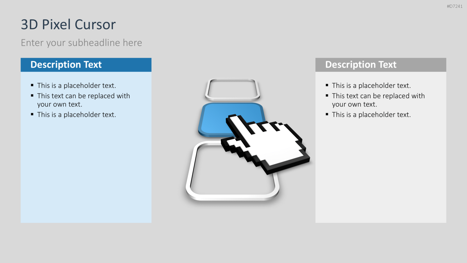 Cursors 3D PowerPoint-Vorlage
