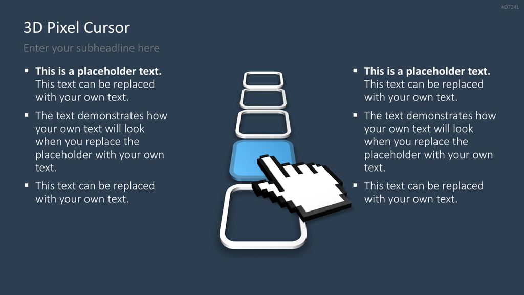 Cursors 3D PowerPoint-Vorlage