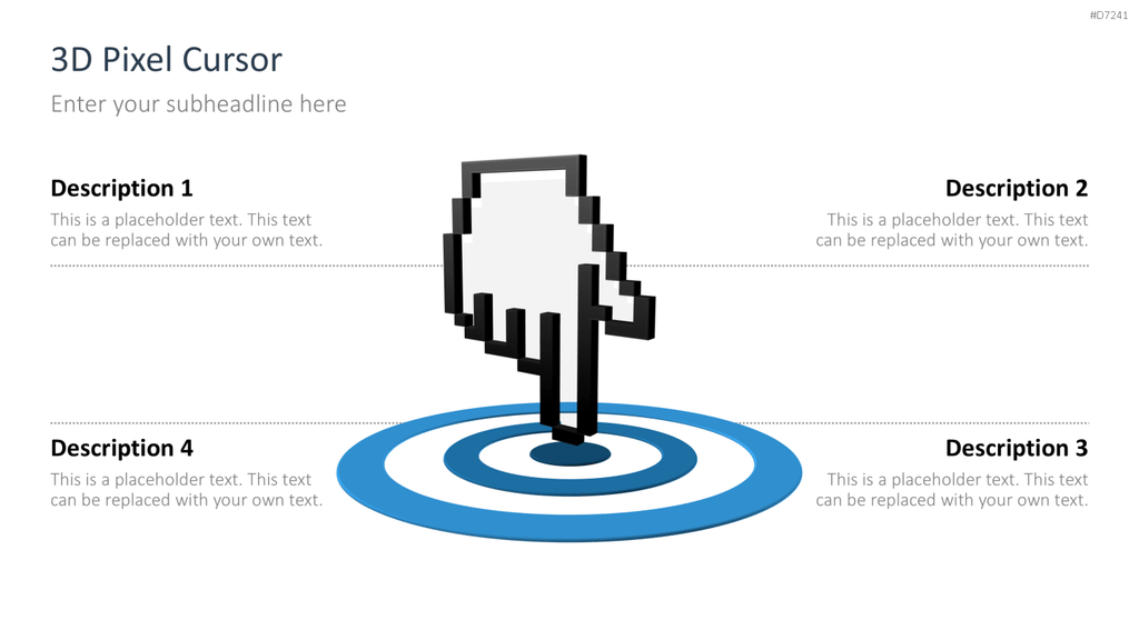 Cursors 3D PowerPoint-Vorlage