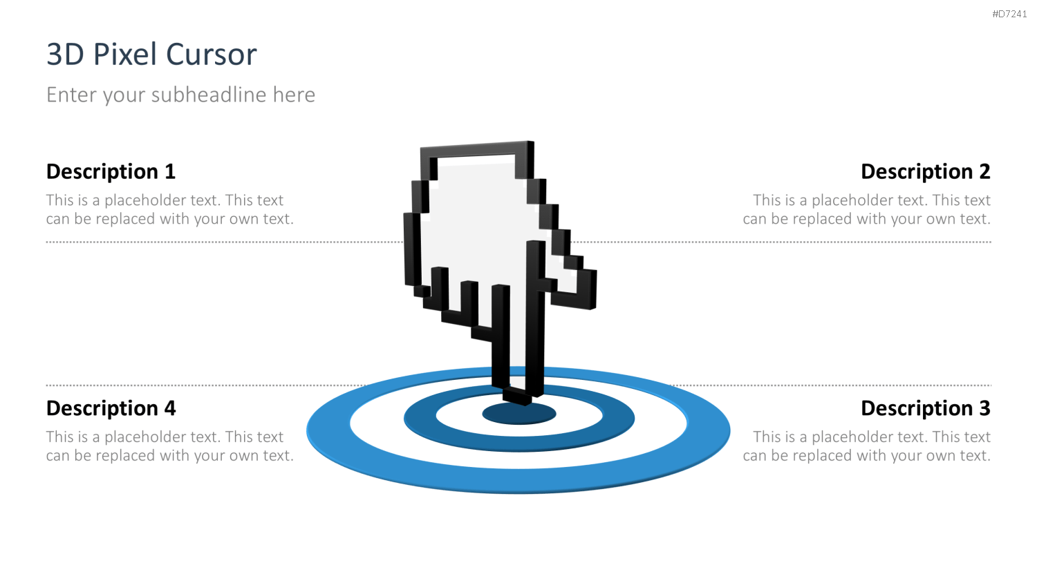 Cursors 3D PowerPoint-Vorlage