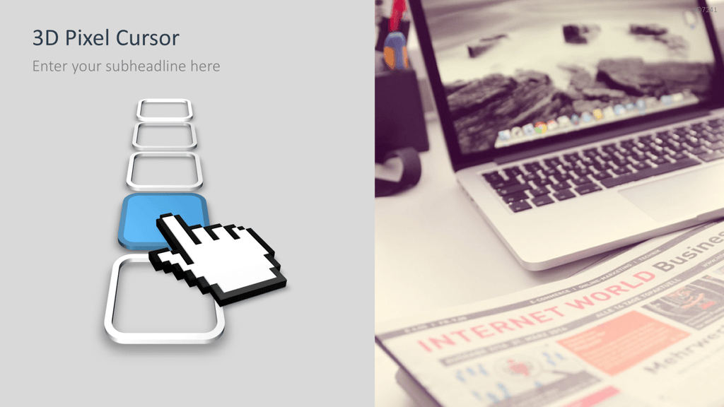 Cursors 3D PowerPoint-Vorlage