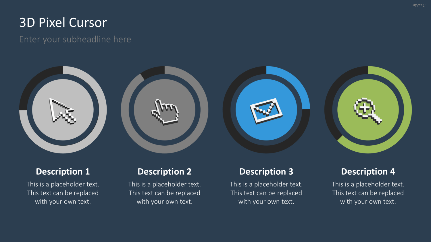 Cursors 3D PowerPoint-Vorlage