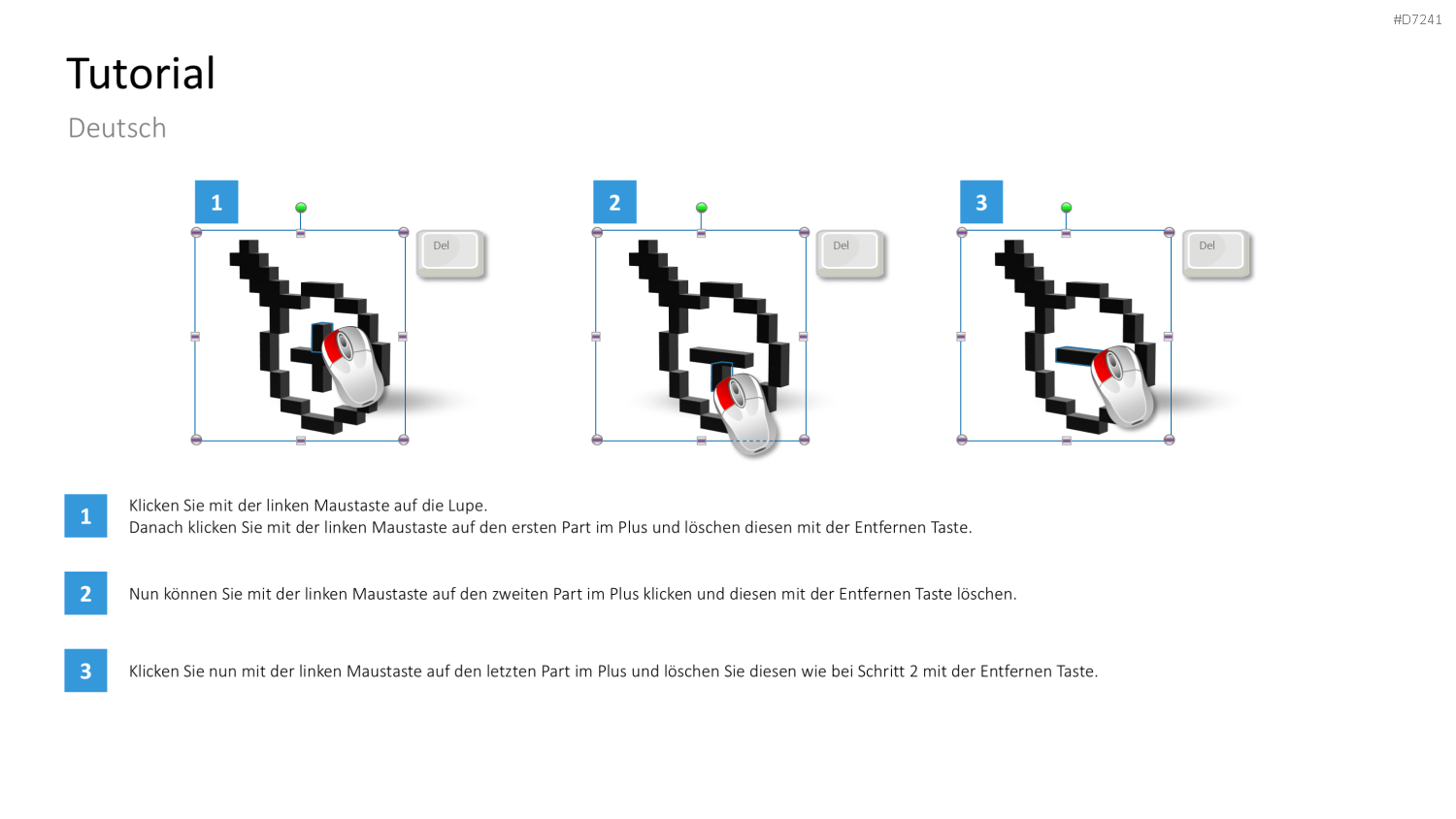 Cursors 3D PowerPoint-Vorlage