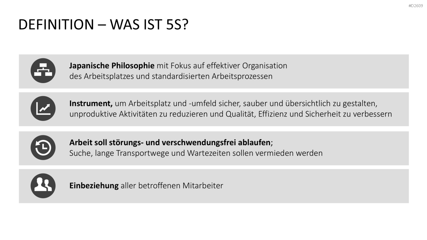5S-Konzept PowerPoint-Vorlage