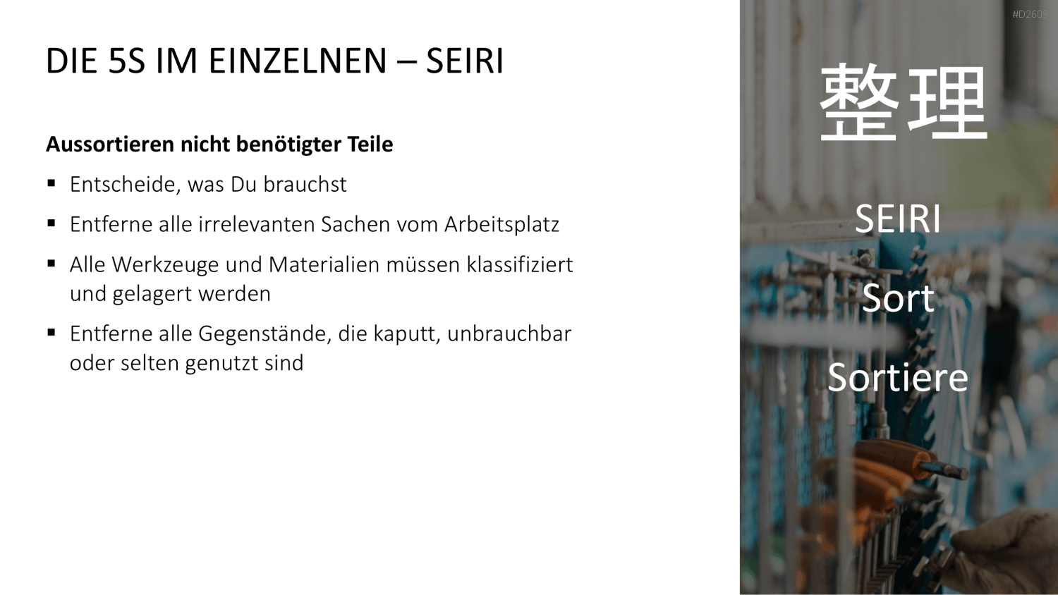 5S-Konzept PowerPoint-Vorlage