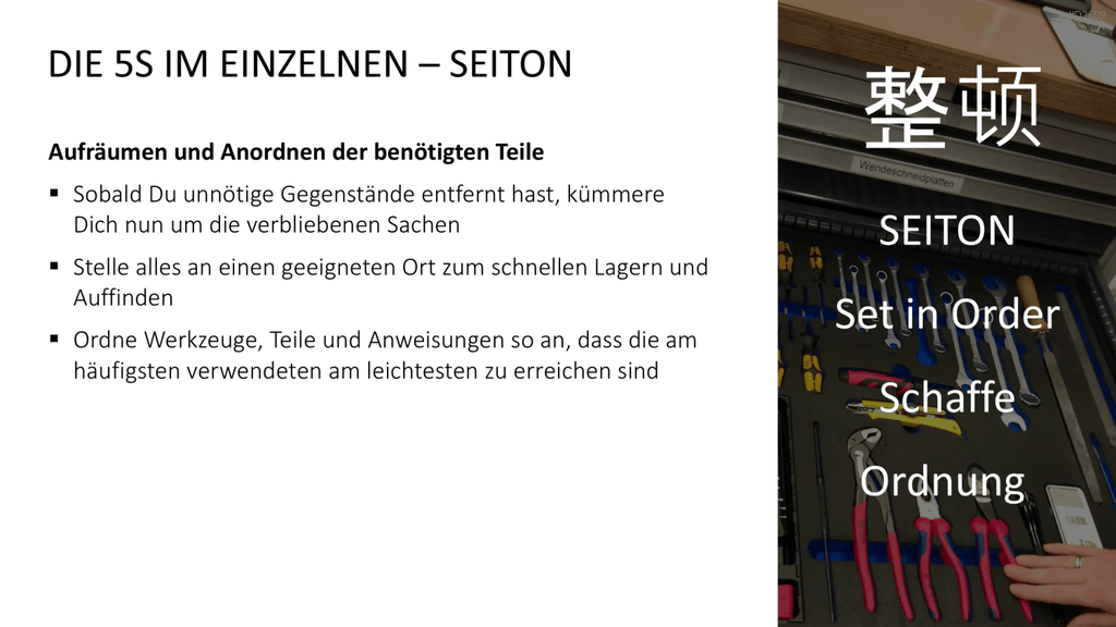 5S-Konzept PowerPoint-Vorlage