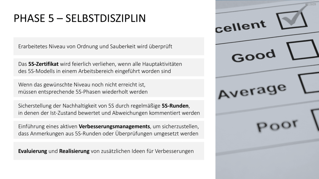 5S-Konzept PowerPoint-Vorlage