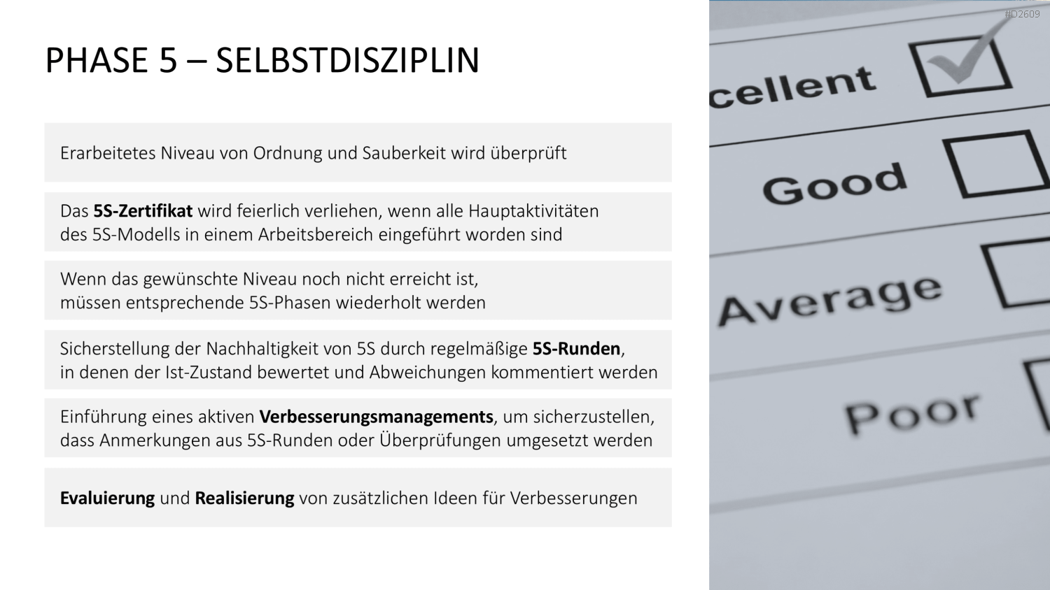 5S-Konzept PowerPoint-Vorlage