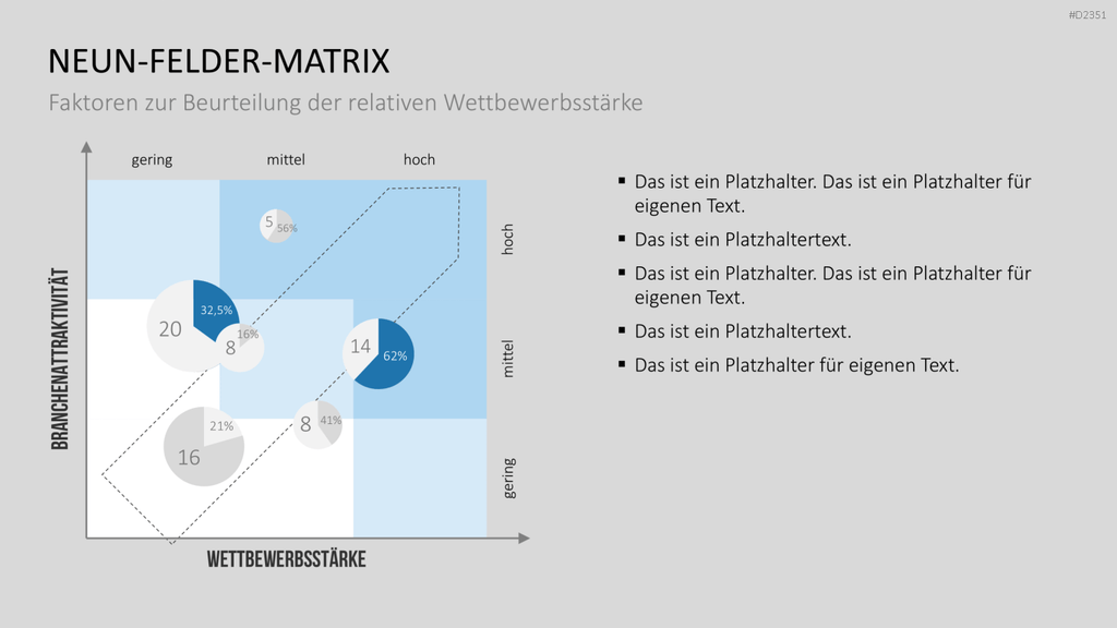 Neun-Felder-Matrix PowerPoint-Vorlage