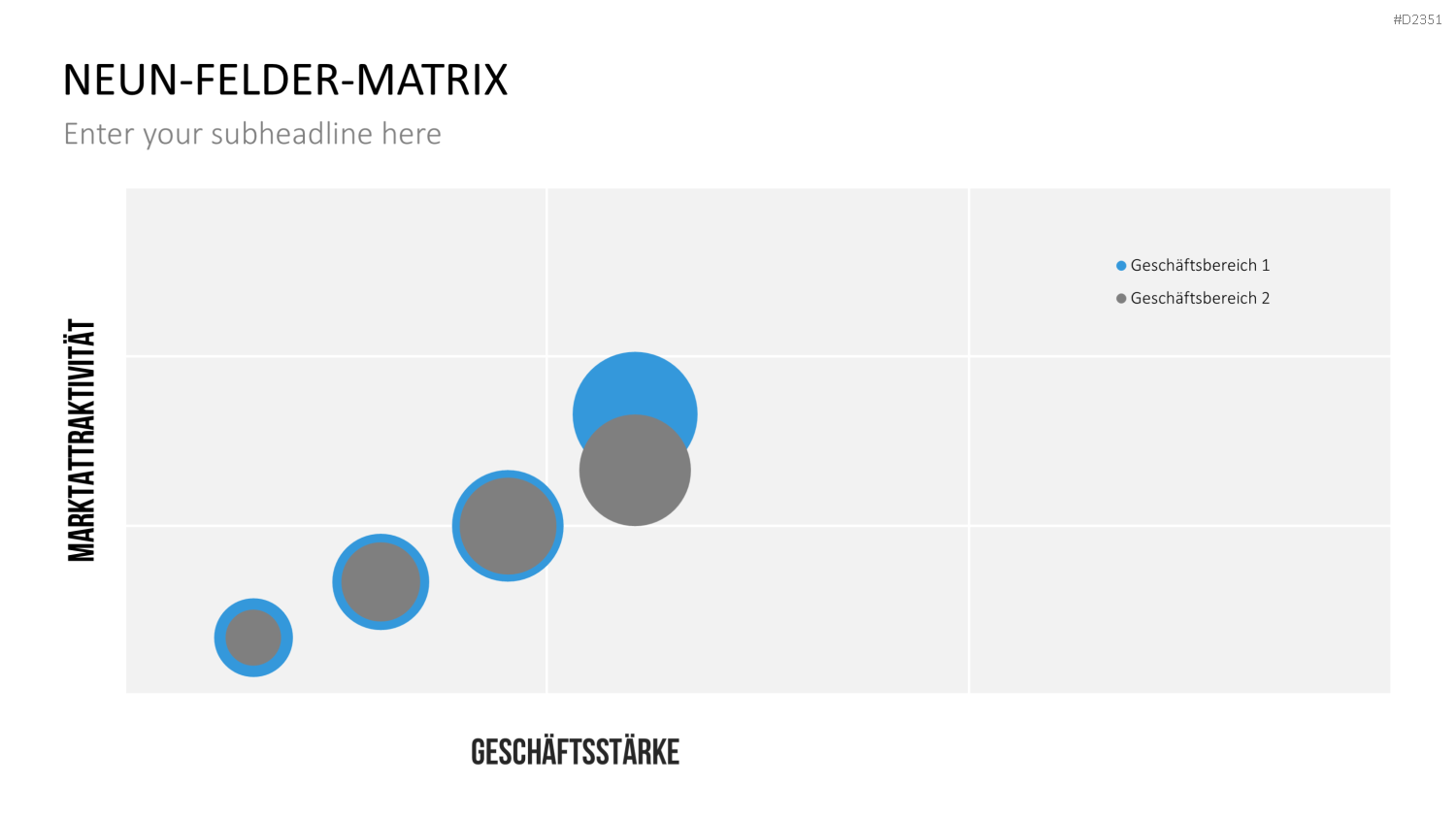 Neun-Felder-Matrix PowerPoint-Vorlage