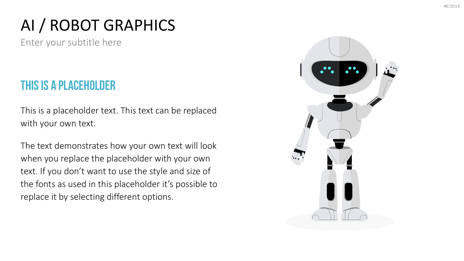 KI/ Roboter-Grafiken PowerPoint-Vorlage
