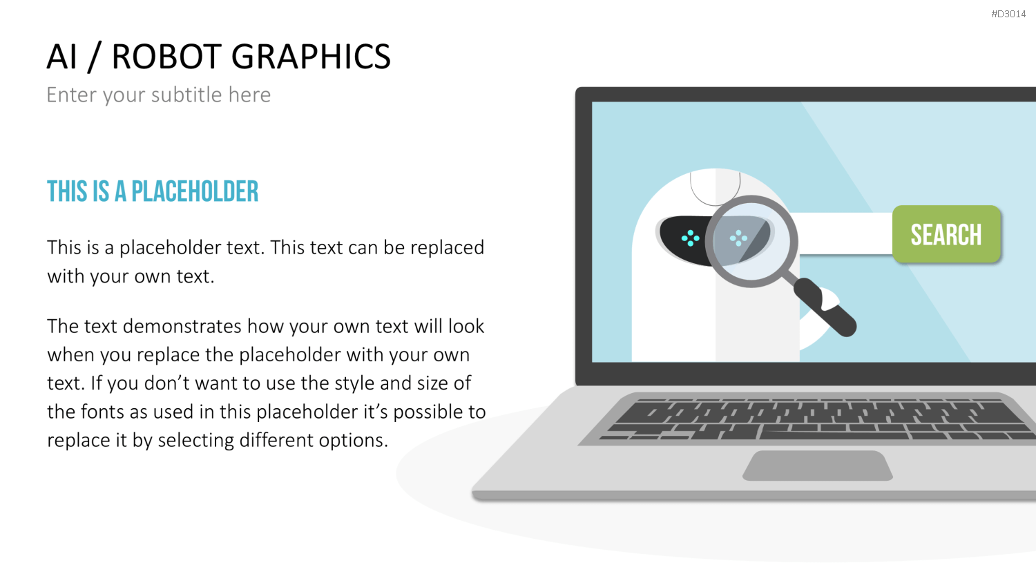 KI/ Roboter-Grafiken PowerPoint-Vorlage