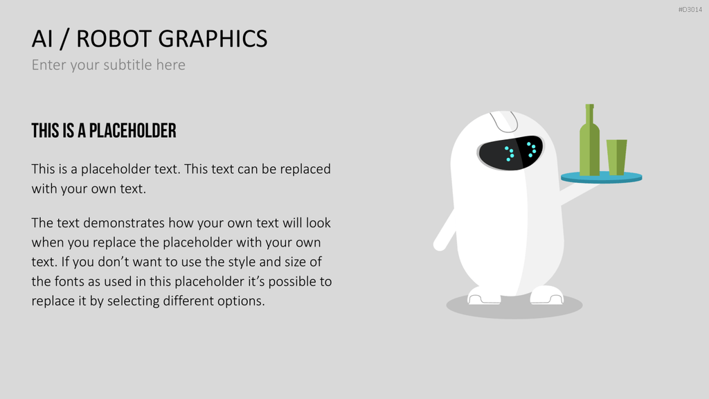 KI/ Roboter-Grafiken PowerPoint-Vorlage