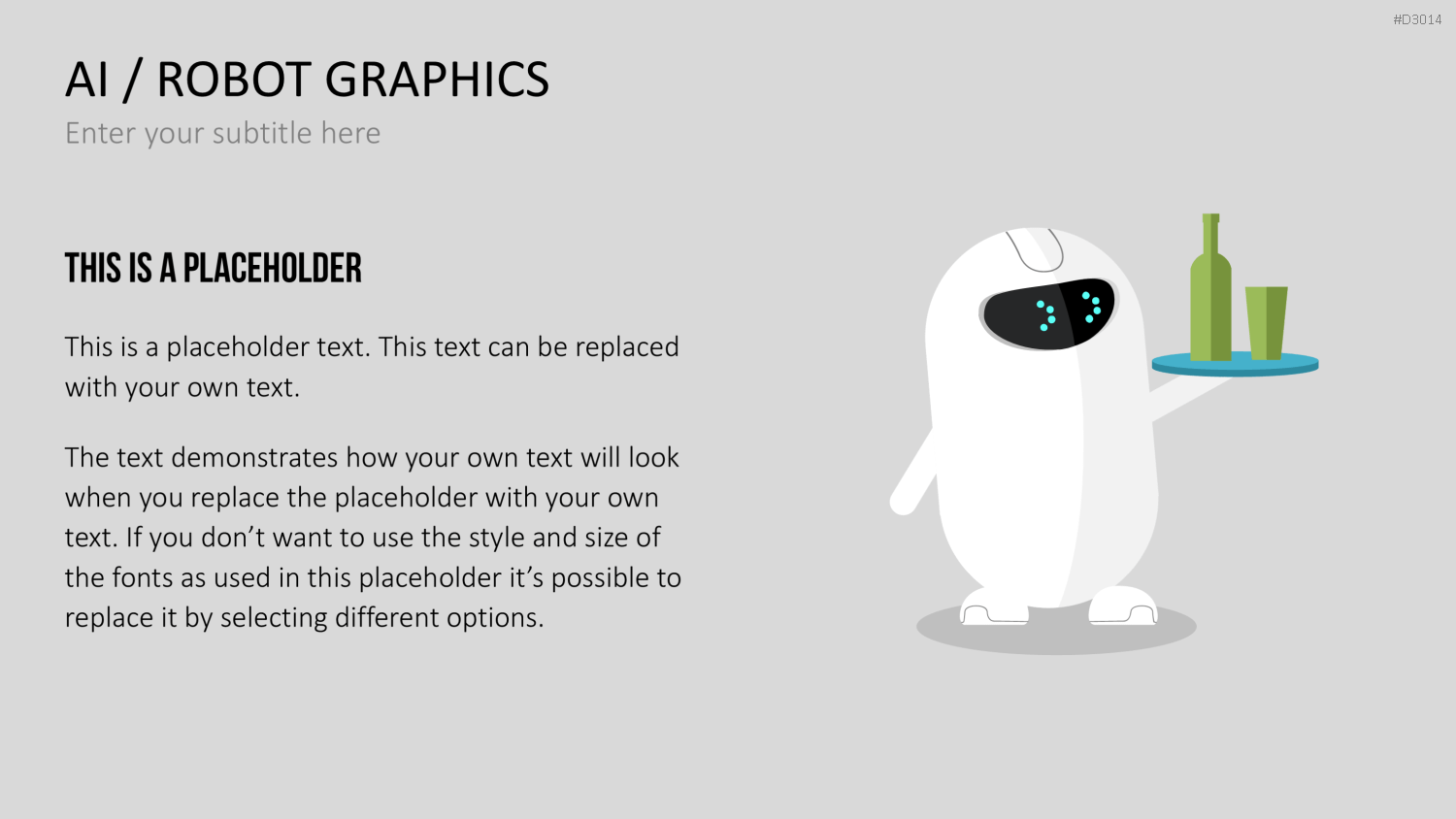 KI/ Roboter-Grafiken PowerPoint-Vorlage