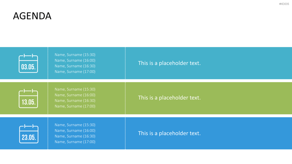 Agenda-Bundle PowerPoint-Vorlage