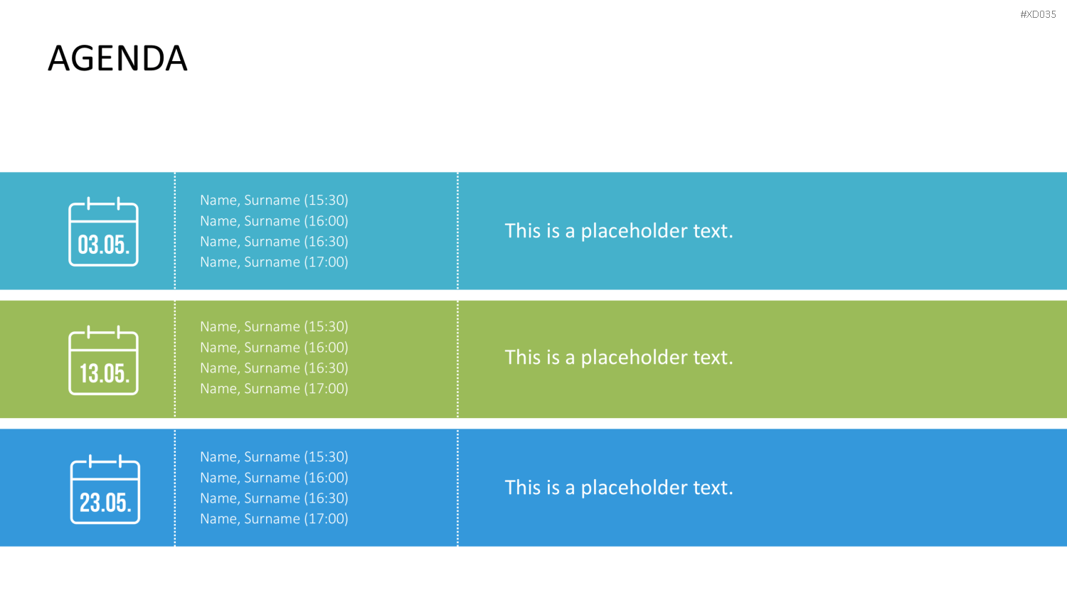 Agenda-Bundle PowerPoint-Vorlage