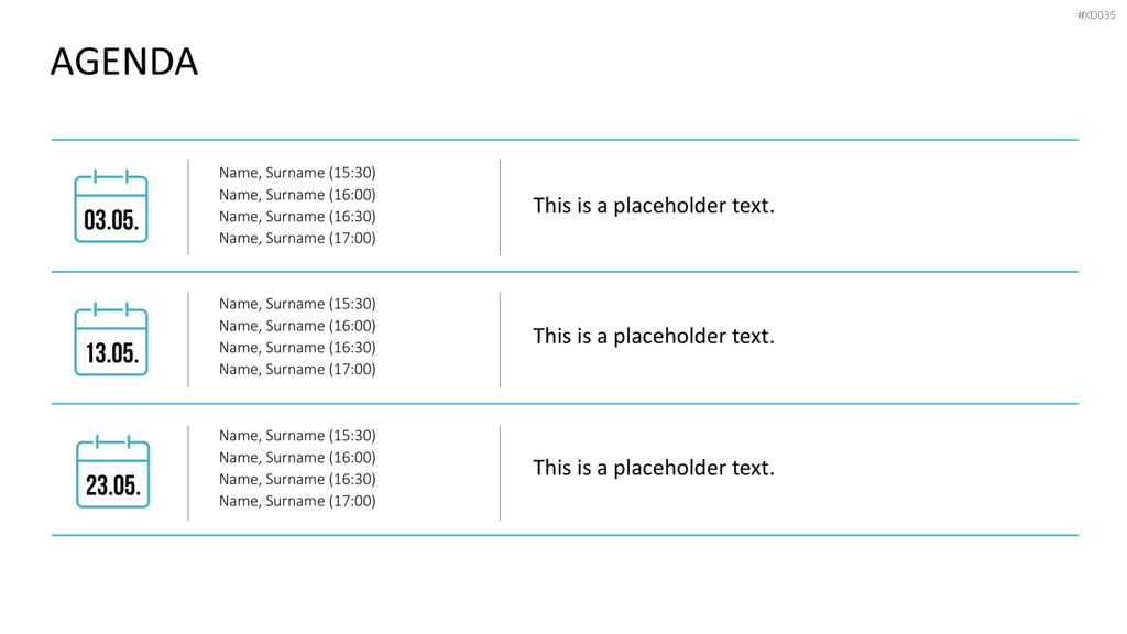Agenda-Bundle PowerPoint-Vorlage