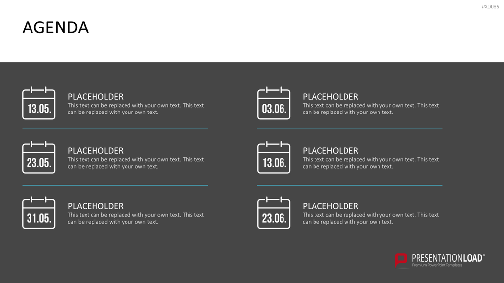 Agenda-Bundle PowerPoint-Vorlage