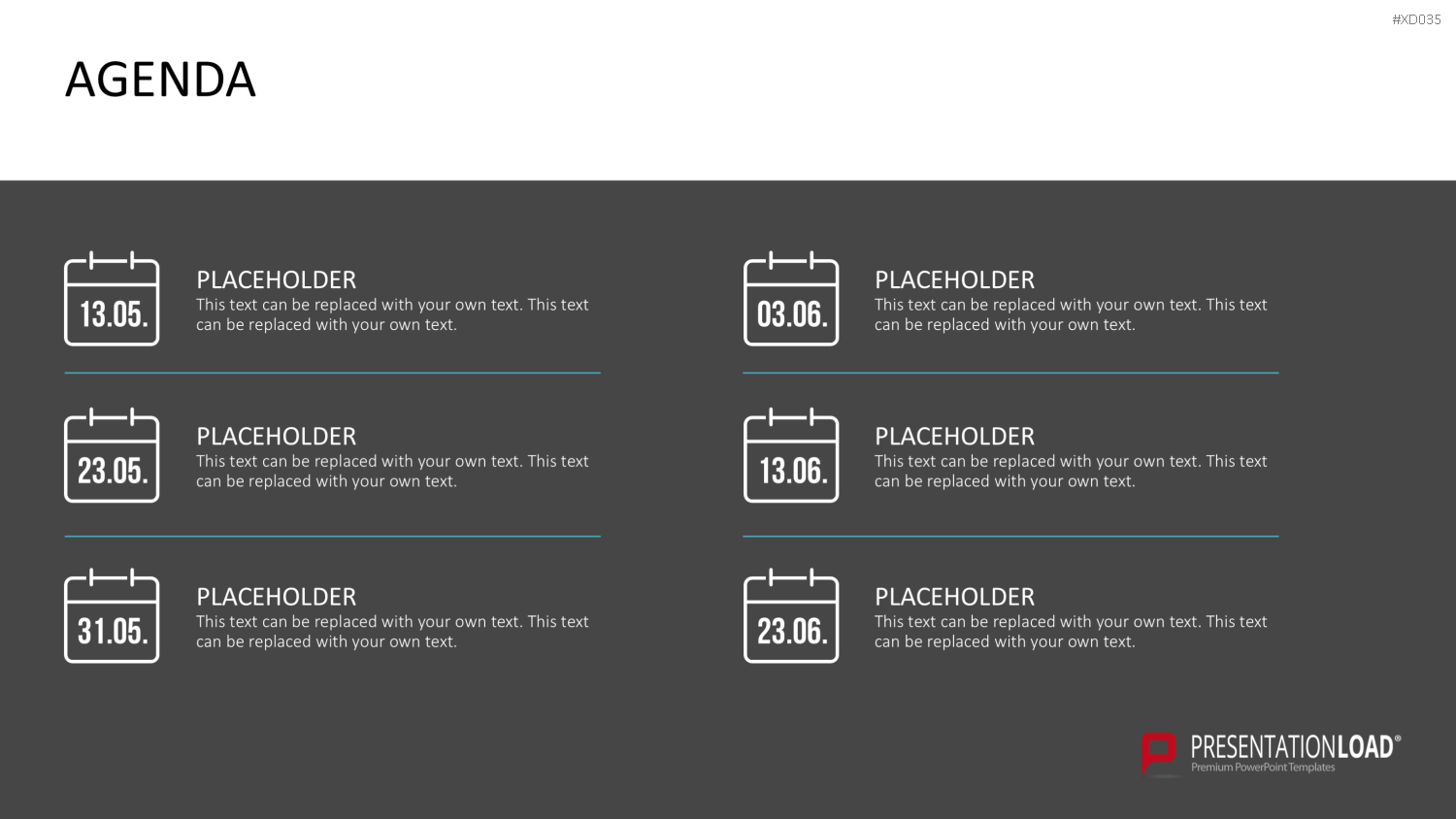 Agenda-Bundle PowerPoint-Vorlage