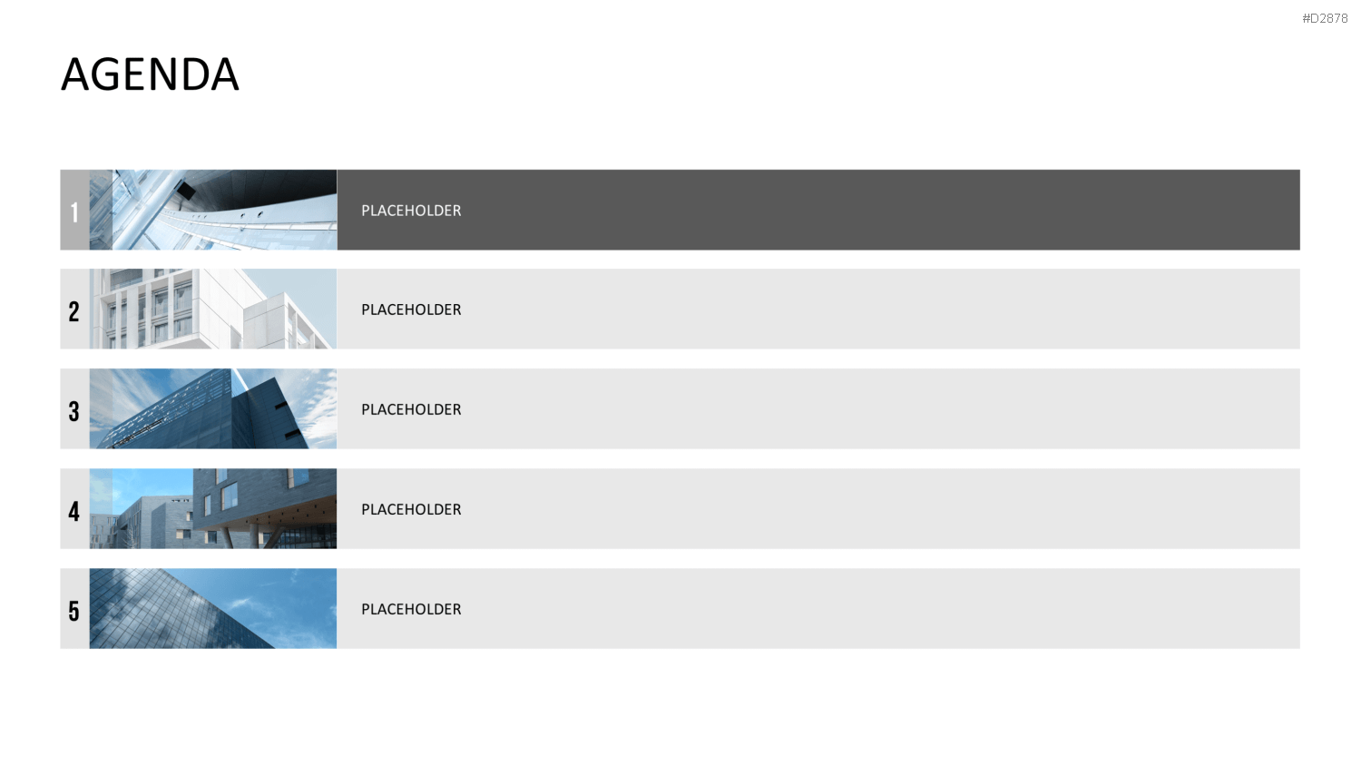 Agenda Images PowerPoint-Vorlage
