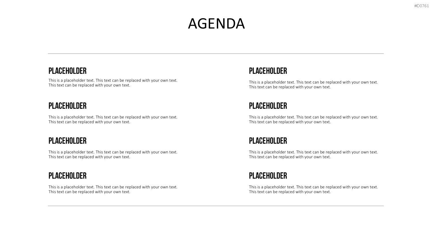 Agenda-Toolbox (animiert) PowerPoint-Vorlage