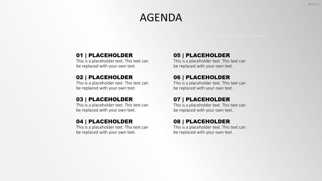 Agenda-Toolbox (animiert) PowerPoint-Vorlage
