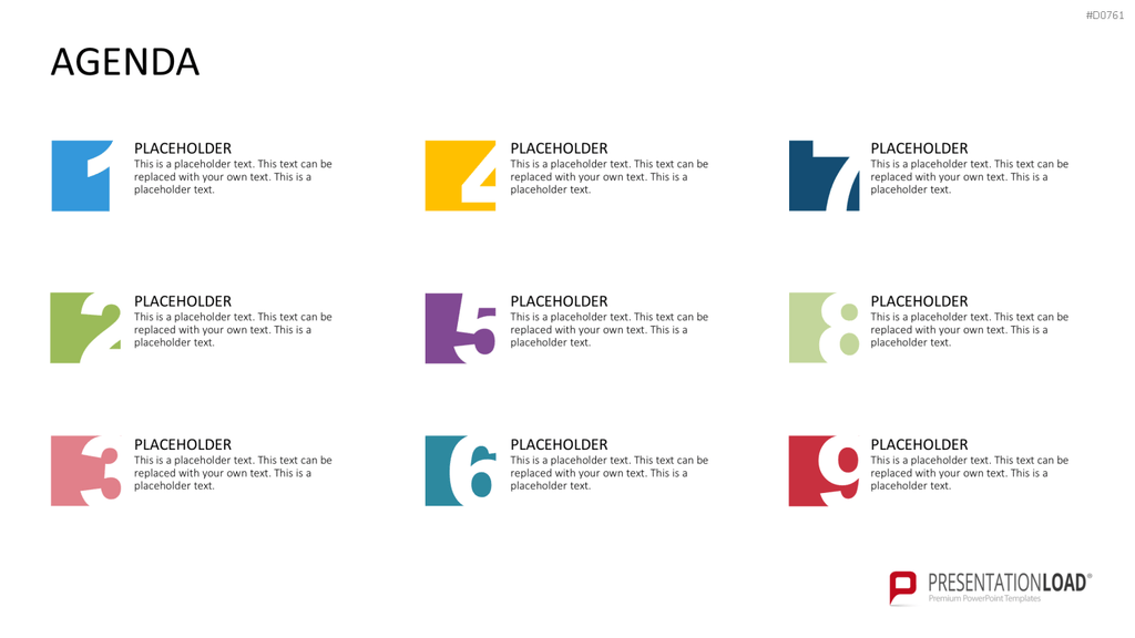 Agenda-Toolbox (animiert) PowerPoint-Vorlage