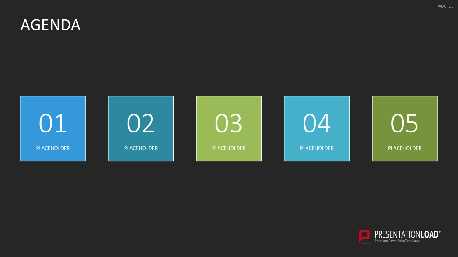 Agenda-Toolbox (animiert) PowerPoint-Vorlage