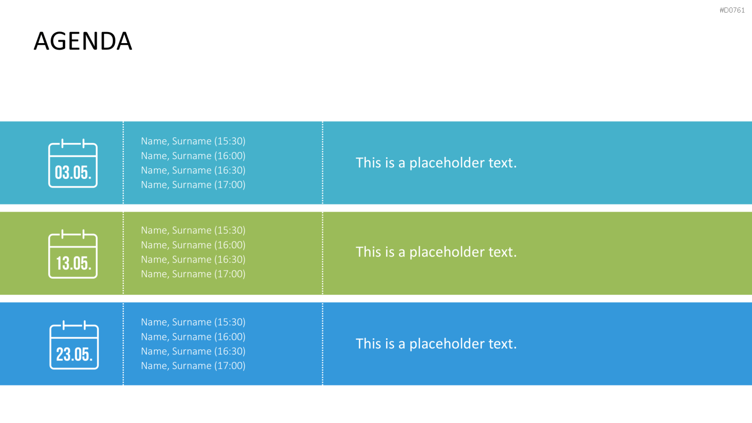 Agenda-Toolbox (animiert) PowerPoint-Vorlage