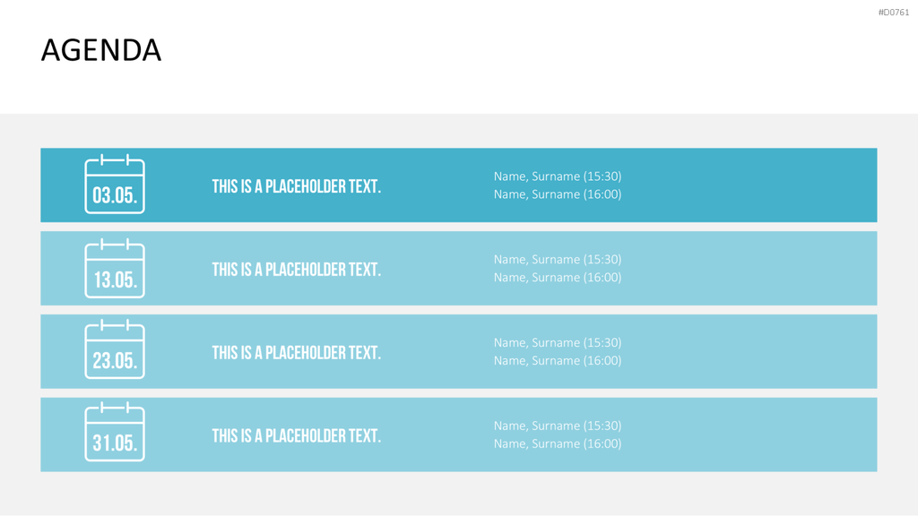 Agenda-Toolbox (animiert) PowerPoint-Vorlage