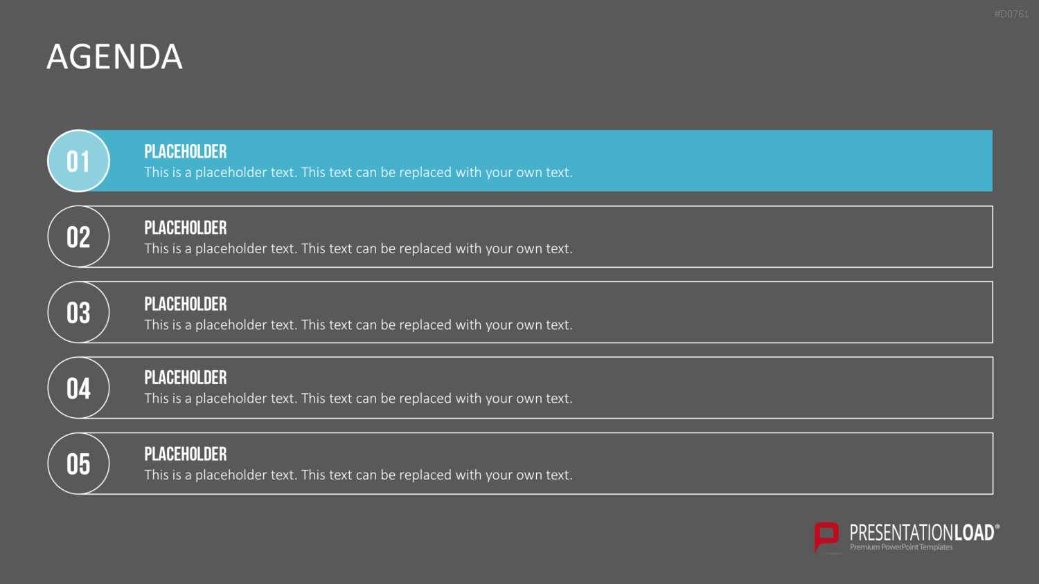 Agenda-Toolbox (animiert) PowerPoint-Vorlage